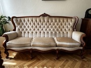 Sofa i dwa fotele w stylu ludwikowskim