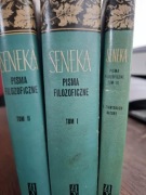 Seneka - III tomy (Pisma filozoficzne i "O zjawiskach natury")