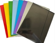 Teczki A4 z gumką bardzo gruby karton Żółta