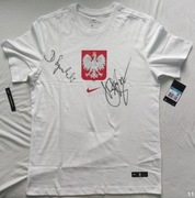 Koszulka Nike z autografami Borek i Szpakowski T-shirt