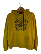 Bluza z kapturem Tommy Hilfiger żółta duże logo XL
