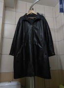 płaszcz skórzany XL  kolor czarny marki ZIPCODE BY MARCIANO fason przedłużo