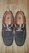 Buty CLARKS 41/42 27.5cm Skórzane mokasyny bardzo trwałe i solidne BDB