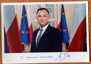 Andrzej Duda_Donald Tusk_Jerzy Buzek - autografy NADRUKOWANE