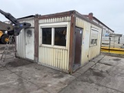 Kontener biurowo-socjalny - szczelny - duo