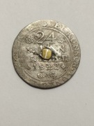 Niemcy Brunszwik-Wolfenbuttel 1/24 talara 1823r. CvC - Karol II - srebro
