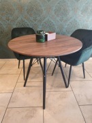 STOLIK OKRĄGŁY PARIS BLACK DTW 80 CM JESION