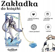 Metalowa zakładka Ayato z anime gry Genshin Impact