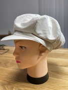 Kaszkiet czapka z daszkiem Beżowa z podszewką