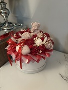 Flower box świece sojowe, dzień kobiet 