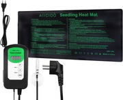 Mata grzewcza do sadzonek z termostatem 25x50 cm IP67 17,5W 833