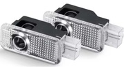 Audi s5 Lampa powitalna z Logo drzwi samochodu LED