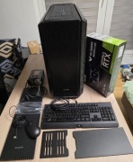 Bequiet 750W SB802 2TB NVMe Ryzen5 3600 RTX Asus 3070Ti MSI B450 32GB Win11