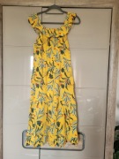 esmar sukienka maxi hiszpanka żółta xl