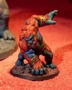 Gor'zhul Potępiona Małpa Figurka 32mm 14K zgodna z DnD RPG Pathfinder Warh.
