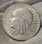 10 zł Głowa Kobiety, Polonia , Babka z 1933 r ze z. m. -  ładna moneta 