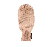 LULLALOVE Rękawica do peelingu i masażu - len, różowe złoto