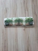 Deska ozdobna kwiaty rośliny zioła na prezent