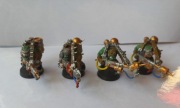 Zestaw 4 Figurki Orki Wypalacze Warhammer 40k plasik pomalowane