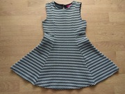 SUKIENKA BIAŁO CZARNA  ROZM 104 cm YOUNG DIMENSION