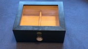 HUMIDOR SOSNOWY Z HIGROMETREM NA CYGARA PUDEŁKO POJEMNIK