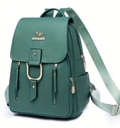 Nowy plecak damski. Przegródki. Kieszonki. Wyjątkowy. Kolor Zielony