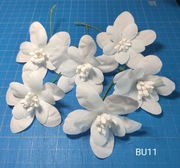 SCRAPKI KRAKÓW Kwiaty, Chrzest, Narodziny 3 szt. biel, blue, BOY