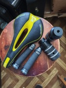 Zestaw BMX manetki,pegi,siodelko