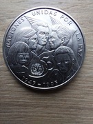 Kuba 1 peso 1995 stan -I; 50 rocznica ONZ