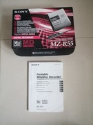 Pudełko po Minidisc Sony MZ-R55