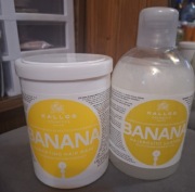 Kallos maska i szampon do włosów banana