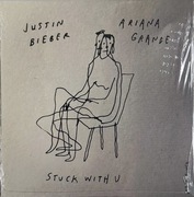 Ariana Grande & Justin Bieber Stuck With U Single Alternate Cover Seated