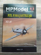 Model kartonowy PZL P.50A Jastrząb