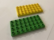 1 szt LEGO DUPLO klocek 4x8 płaski płytka kolor mix