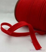 Lamowka bawełniana wypustka ze sznurkiem czerwona  50 metrow