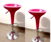 HOKERY hoker barowy różowy / biskupi Krzesło barowe regulowane - 2szt.