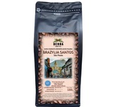 Kawa BRAZYLIA SANTOS niskodrażniąca 1kg ziarnista 100% Arabika Sao Paulo