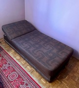 Łóżko tapczan Alan Rewitex 90x200cm z regulowanym oparciem, wersalka