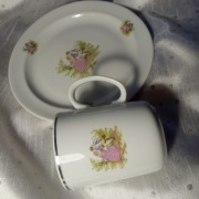 Zestaw porcelanowy " sceny rodzajowe"