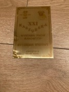 PLAKIETKA CHOJNICE XXI KASZUBSKA WYSTAWA PSÓW RASOWYCH ZKwP 50 lat 1998