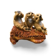 Figura Dekoracja Wiilkommen Surykatki