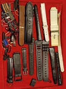 Używane paski do zegarków oraz ich elementy