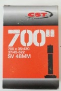 Dętka rowerowa CST 700 SV 48mm 700x35/43C 37/45-622 wentyl samochodowy 