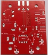 Płytka PCB wzmacniacza audio do ZX Spectrum