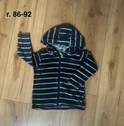 Bluza na zamek z kapturem, r. 86-92 (12-24m-ce), lupilu