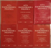 Acta Haematologica Polonica 6 sztuk