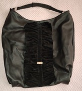 Torba szoperka, duża, pojemna, ciekawa aplikacja