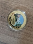 Stolice Unii Europejskiej 2020 - LJUBLIANA - złocona Lustrzanka 33 mm st. L