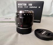 Voigtlander 35/1.2 Nokton Asph.III (Leica M) jak nowy + oryg. osłona LH-8