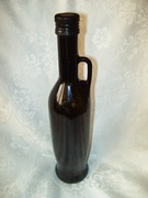 BUTELKA DO OLIWY, OLEJU Z UCHWYTEM - CIEMNE SZKŁO - 500 ml